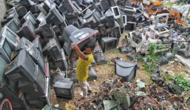 Unveiling an E-Waste Graveyard: A Stark Reminder of Our Planet's Cry for Recycling Redemption